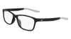 Nike 5048 001 Eyeglasses Matte Black Full Rim Rectangle Shape 49mm