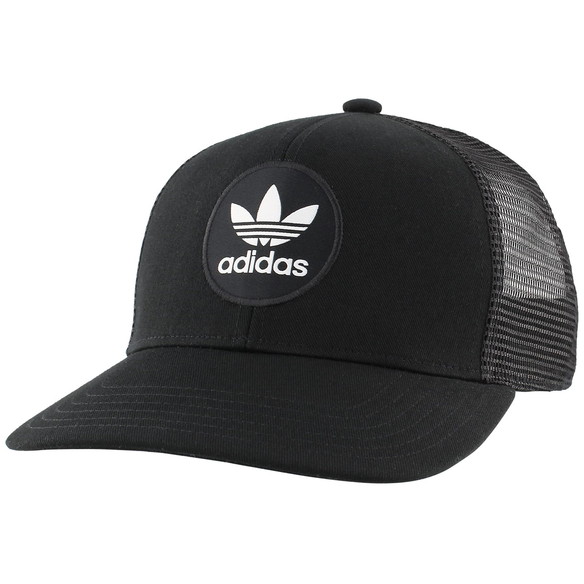 adidas Originals Mens Originals Circle Mesh Snapback Black/White One Size