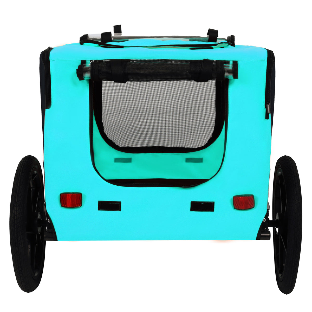 Pet Bike Trailer Dog Cart for Bicycle, Suitable for Small and Medium Pets, Easy Folding Cart Frame, Quick Release Wheel, Non-Slip Floor, Internal Leash