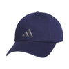 adidas Mens Ultimate Hat Relaxed Crown Adjustable Fit Strapback Cotton Baseball Cap Dark Blue/Grey