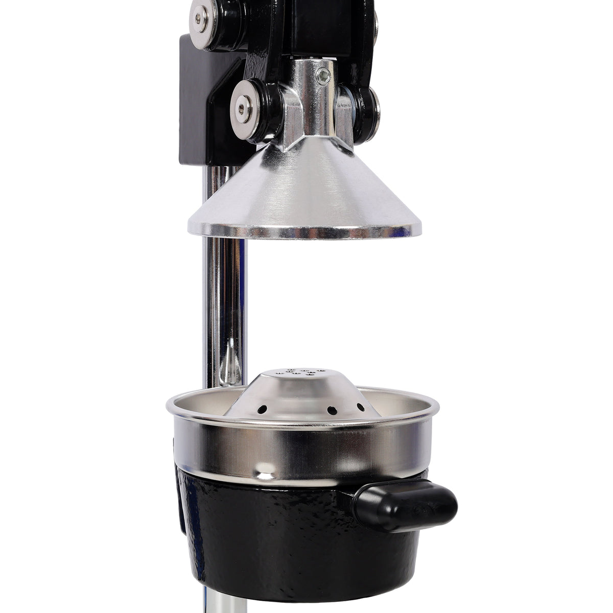 Cast Iron Citrus Juicer , Extra-Large Commercial Grade Manual Hand Press , Heavy Duty Countertop Squeezer for Fresh Orange Juice ,Black Color