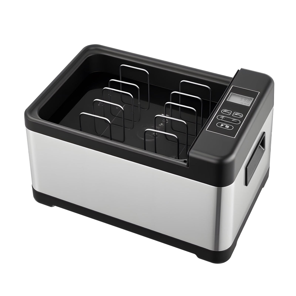 Sous Vide Cooker, 800W Sous-Vide Machine, Suveed Cooking Machine with LED Digital Display, Glass Lid, Precise Temperature & Timer Control, for Family & Friends, All-in-One Sous Vide Pot
