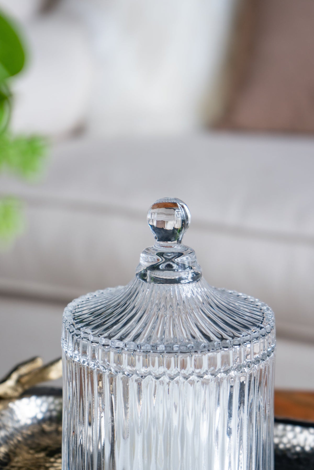 D4x6'Ancell Lidded Glass Jar