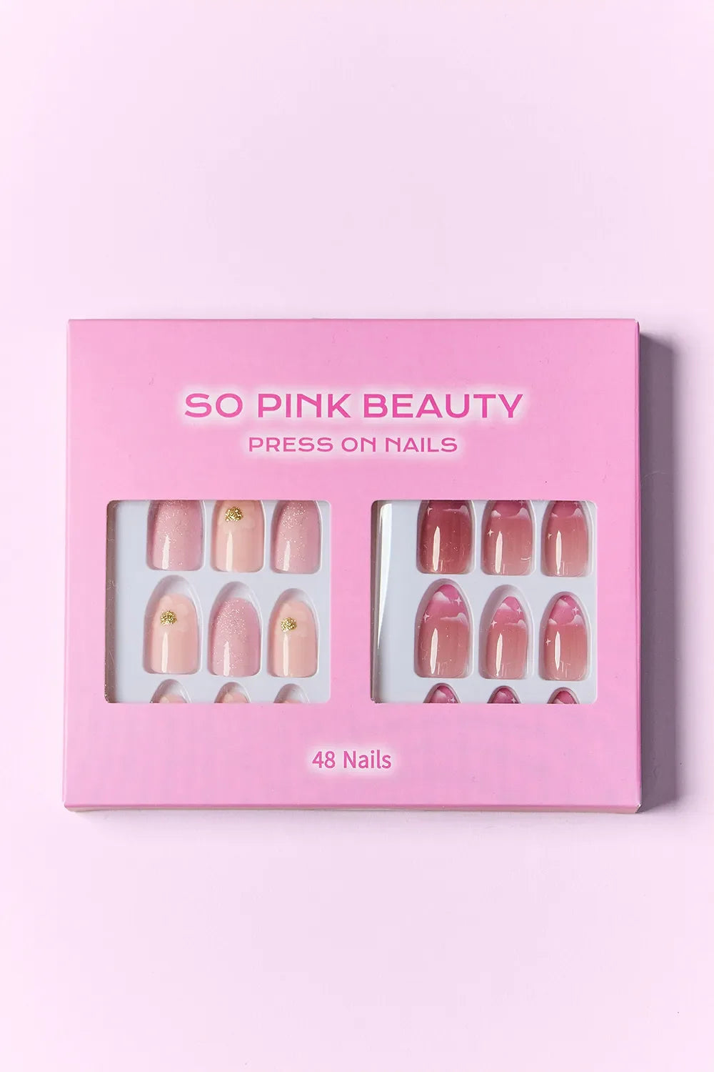 SO PINK BEAUTY Press On Nails 2 Packs
