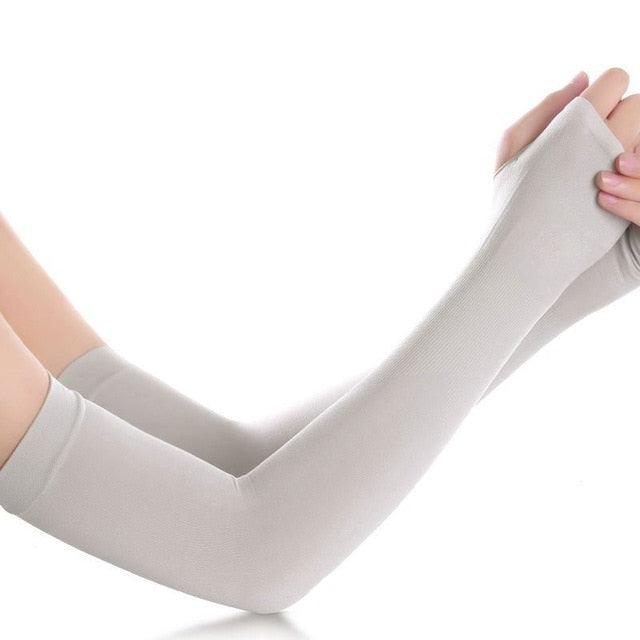 1 Pairs Arm Sleeves Warmers Sports Sleeve Sun UV Protection Hand Cover Cooling Warmer Running Fishing Cycling Sunscreen Sun Protection Arm Sleeves For Men  Women Arm Cover For Cycling Outdoor Sports