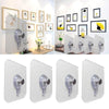 10 Pcs Punch-Free Non-Marking Strong Adhesive Screw Stickers Wall Picture Hook Invisible Traceless Hardware Drywall Hooks Towel Hook Self Adhesive Key Holder Wall Hook Clothes Coat Robe Hooks Cabinet Closet Door Hanger