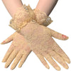 Lace lace short sun protection gloves