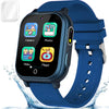 Kids Smart Watch Gift for Boys Ages 3-12 IP67 Waterproof 32 Puzzle Games HD Touchscreen Dual Camera Video Pedometer Music Player Kids Watch Toy Birthday Gifts for Boys Ages 5 6 7 8 9 10 (Blue)