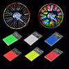 12Pcs Bicycle Light Rim Radio Clip Light Safety Warning Light Strip Safety Cycling Reflective Reflector Bike Accessories Mount Clip Tube Warning Strip Waterproof Bicycle Spoke Reflectors
