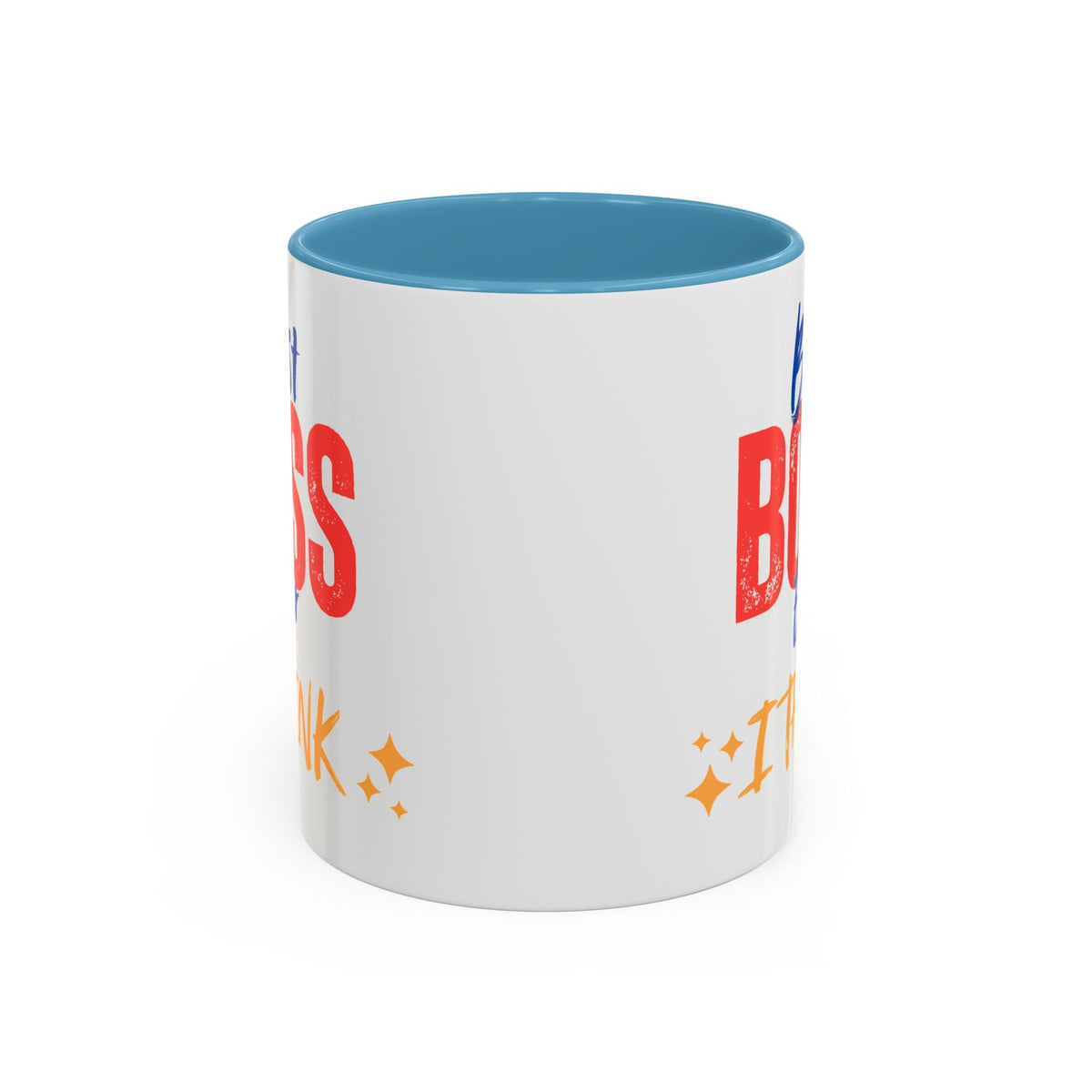 Best Boss Ever Accent Coffee Mug - Perfect Gift for Boss's Day, Office Decor, Motivational Drinkware, Fun Coffee Cup