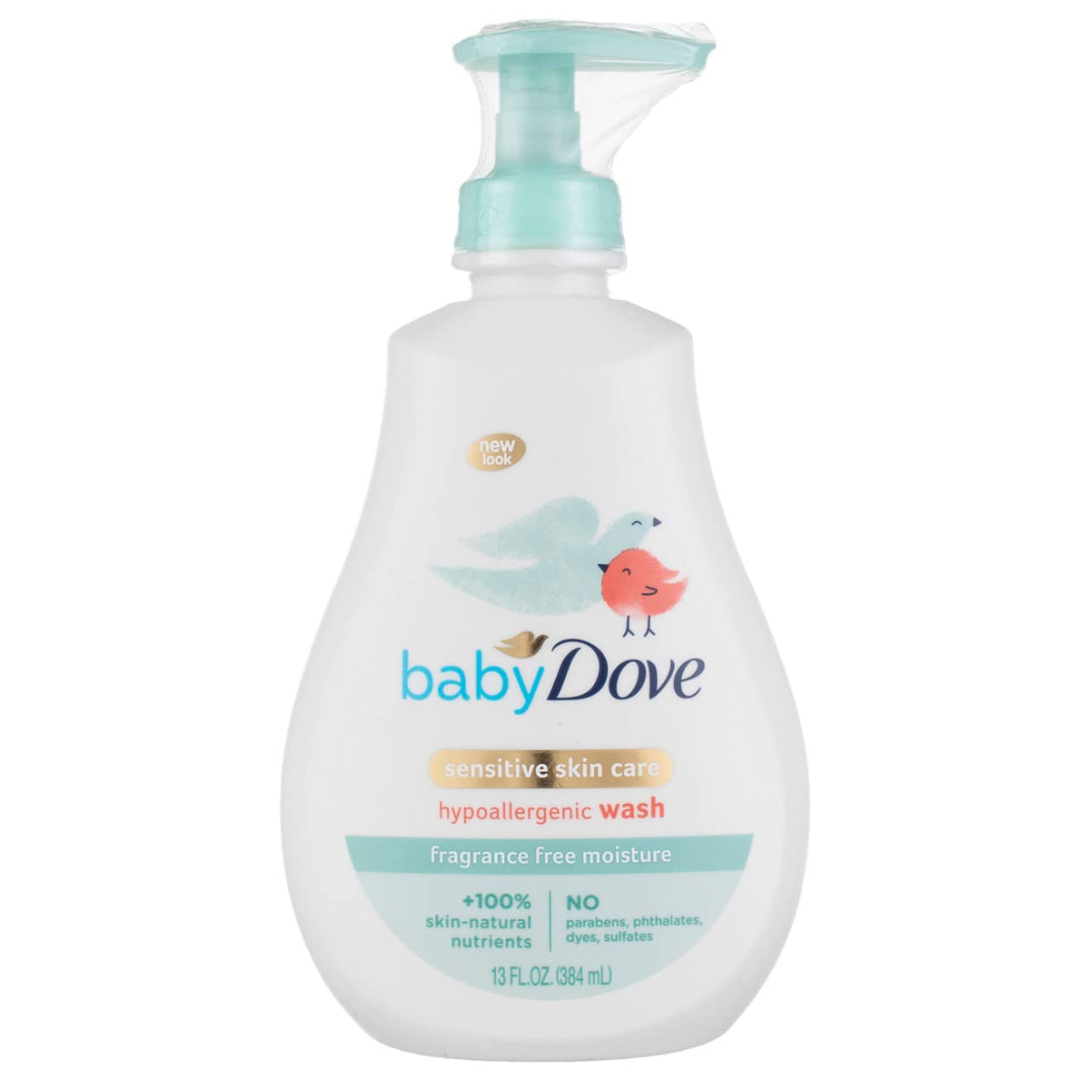 Dove Baby Tip To Toe Wash 13 Ounce Sensitive Pump (384ml) (6 Pack)