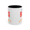 Best Boss Ever Accent Coffee Mug - Perfect Gift for Boss's Day, Office Decor, Motivational Drinkware, Fun Coffee Cup