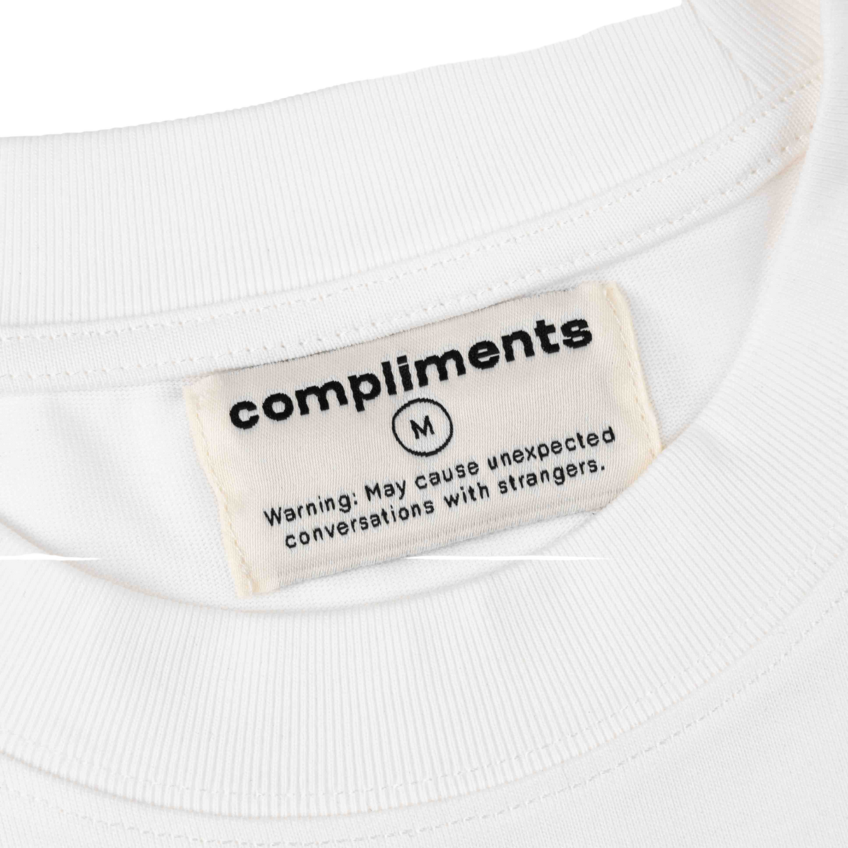 Compliments I Hope You Smile White Vintage Shirt