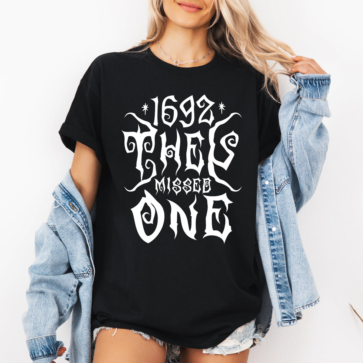 1692 They Missed One Salem Spooky Witch Halloween Edition Collectible Graphic Tee