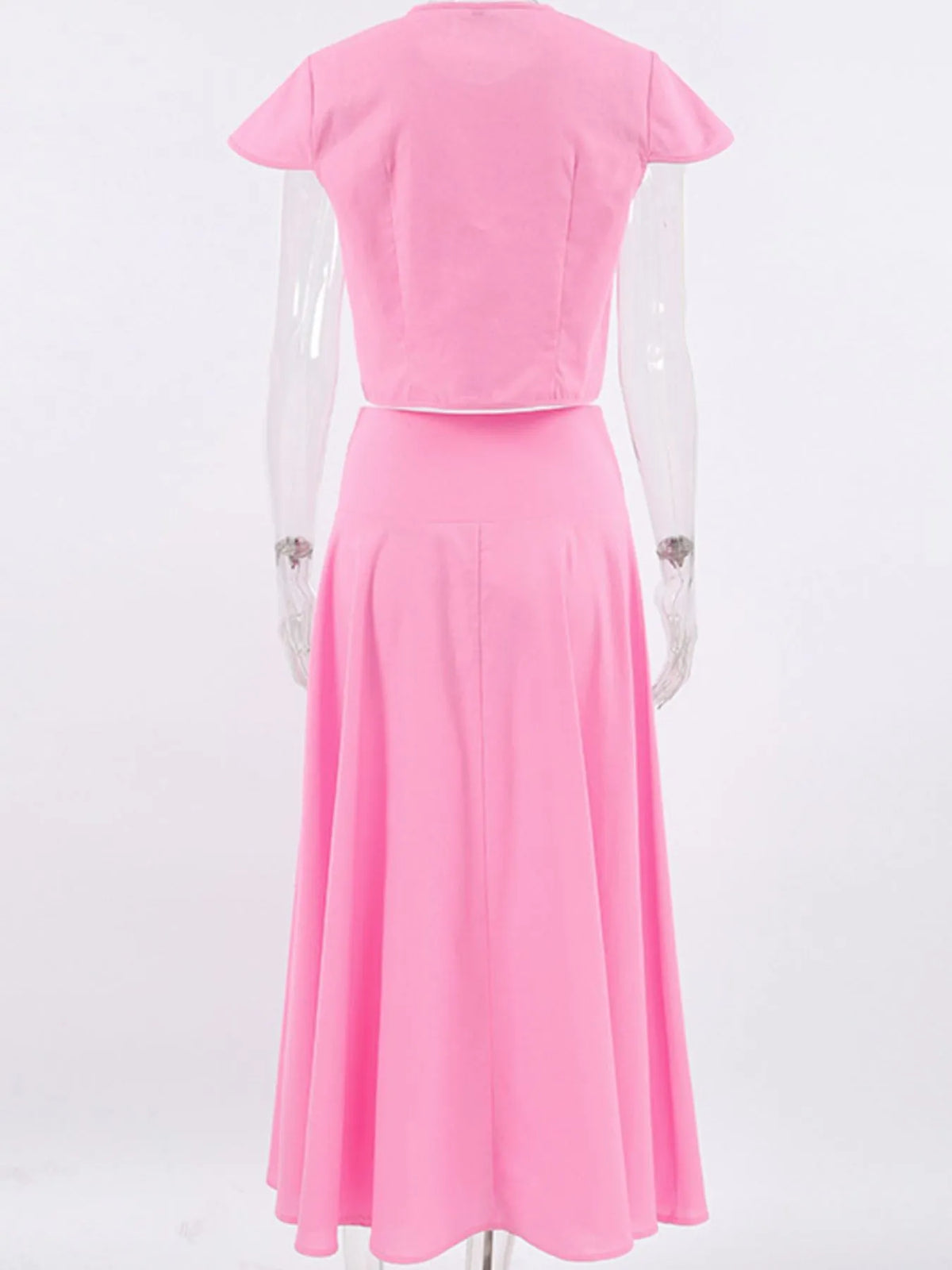 Short Sleeve Top and Skirt set