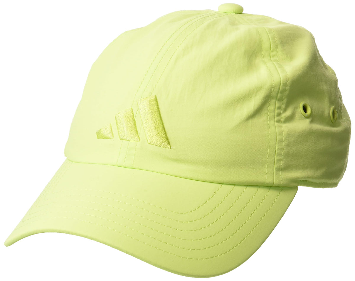 adidas Womens Influencer 3 Relaxed Strapback Adjustable Fit Hat Pulse Lime Green One Size