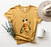 Funny Bee Watercolor Animal Lover Nature Fun Design Print Comfort Colors Tee