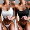 Modern New Black Bikini Set Chain Swimsuit Female Black Swimwear Women Summer Bathing Suit WomenBikini Set Two Pieces Bathing Suit