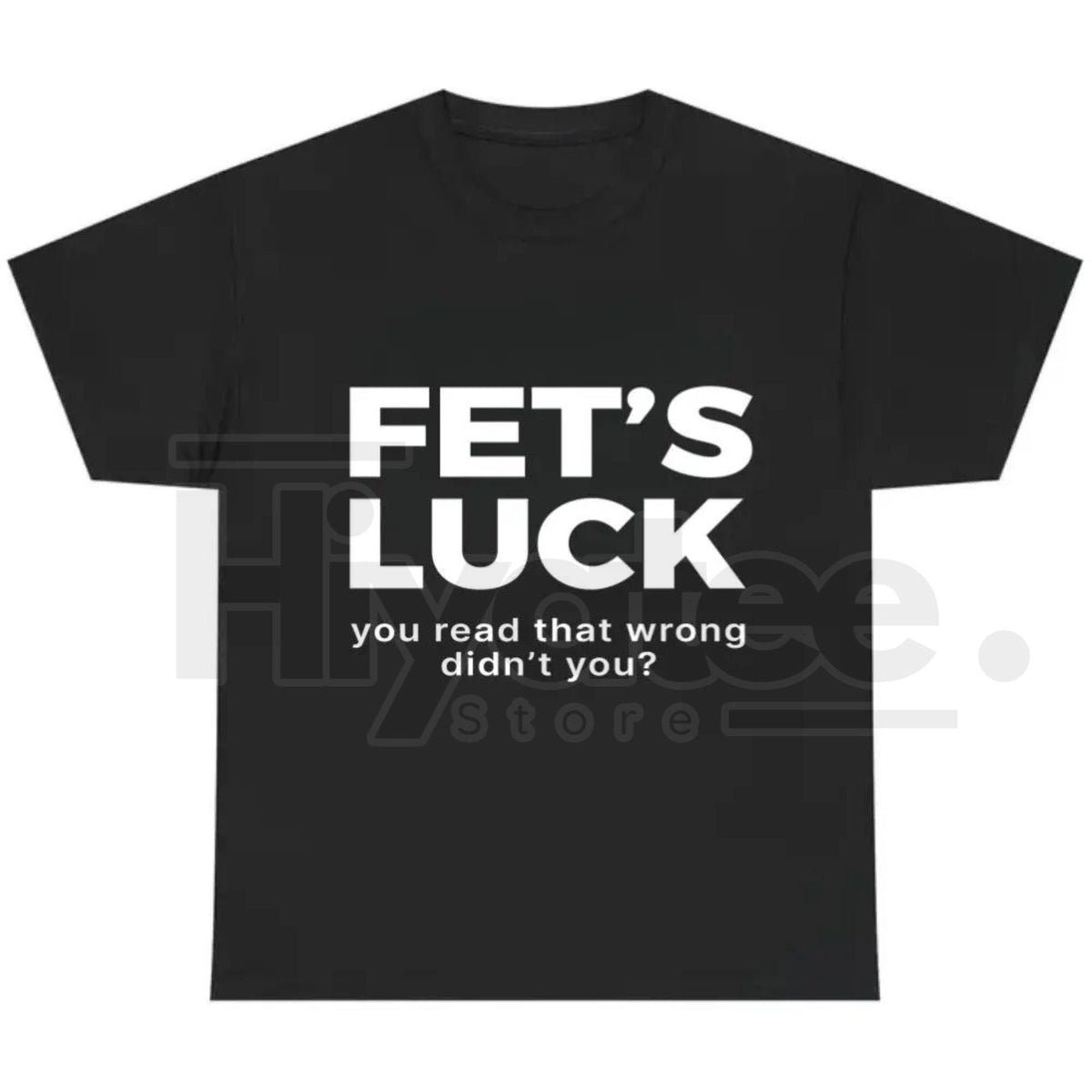 FET'S LUCK Optical Trick Shirt – Trending Humor Graphic Tee (Unisex)