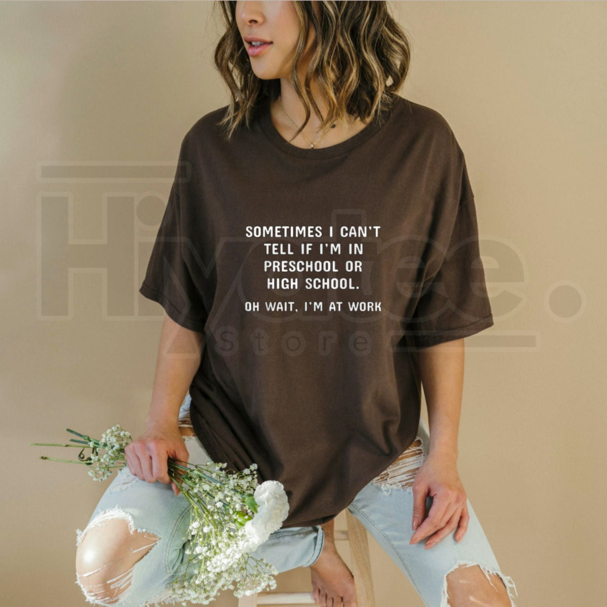 "Office Humor" Funny Corporate Quote – Premium 100% Cotton Black Top