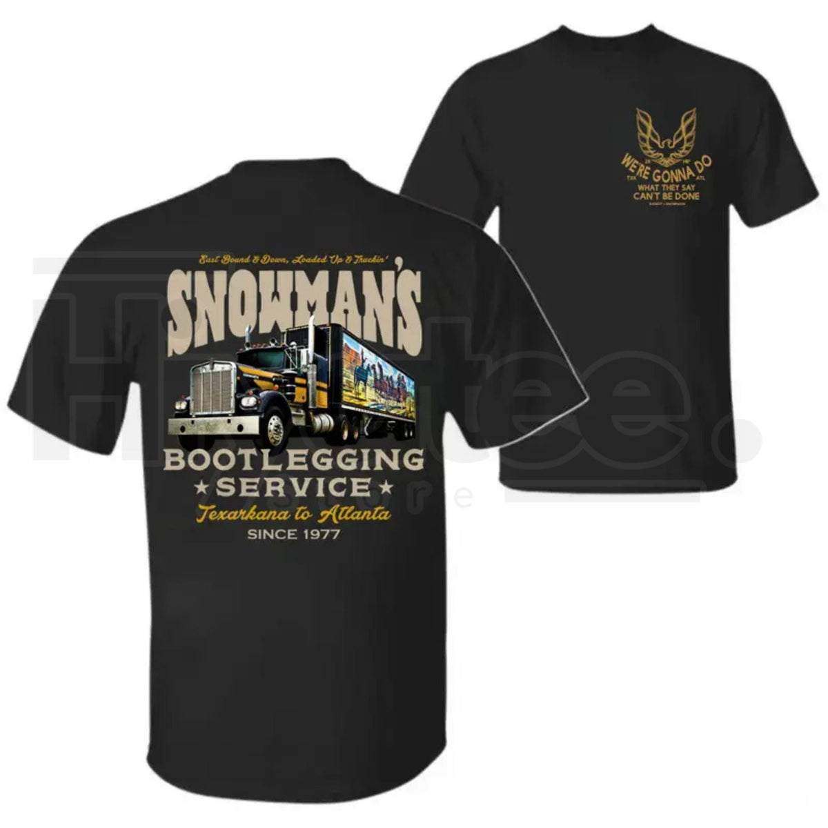 "Snowman's Bootlegging Service" – Smokey And The Bandit Trucker Top