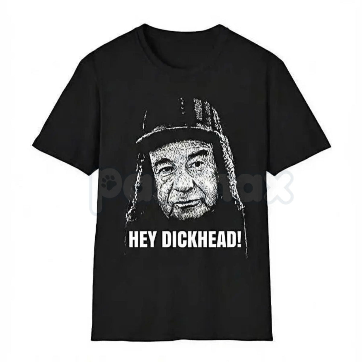 "Hey Dickhead!" Funny Graphic Tee – Sarcastic Obnoxious Joke T-Shirt, Premium 100% Cotton Unfiltered Humor Top, Soft Lived-In Heavyweight Friendly Insult Shirt, Made in USA