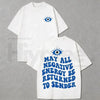 Evil Eye Energy Shield Vintage Washed T-Shirt – Unisex Cotton Streetwear Graphic Tee