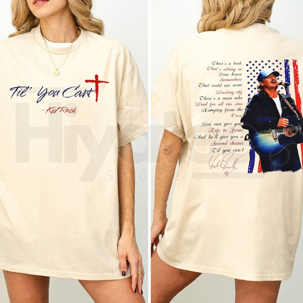 Official Kid Rock "Till You Can't" TPUSA Super Bowl 2026 Shirt