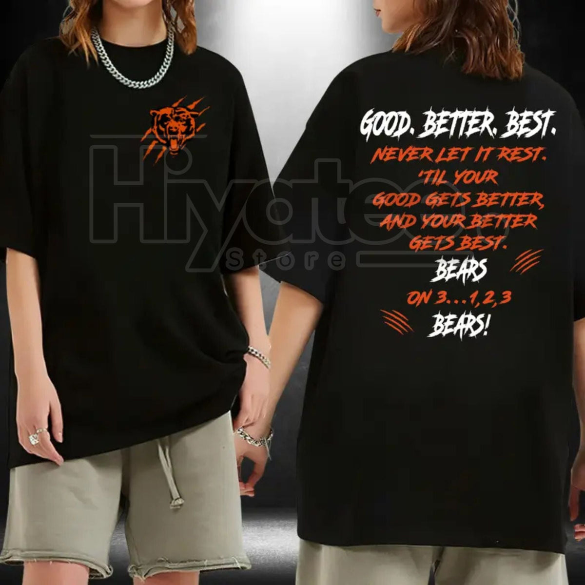"Good Better Best" Chicago Bear Classic T-Shirt – Game Day Football Fan Gift