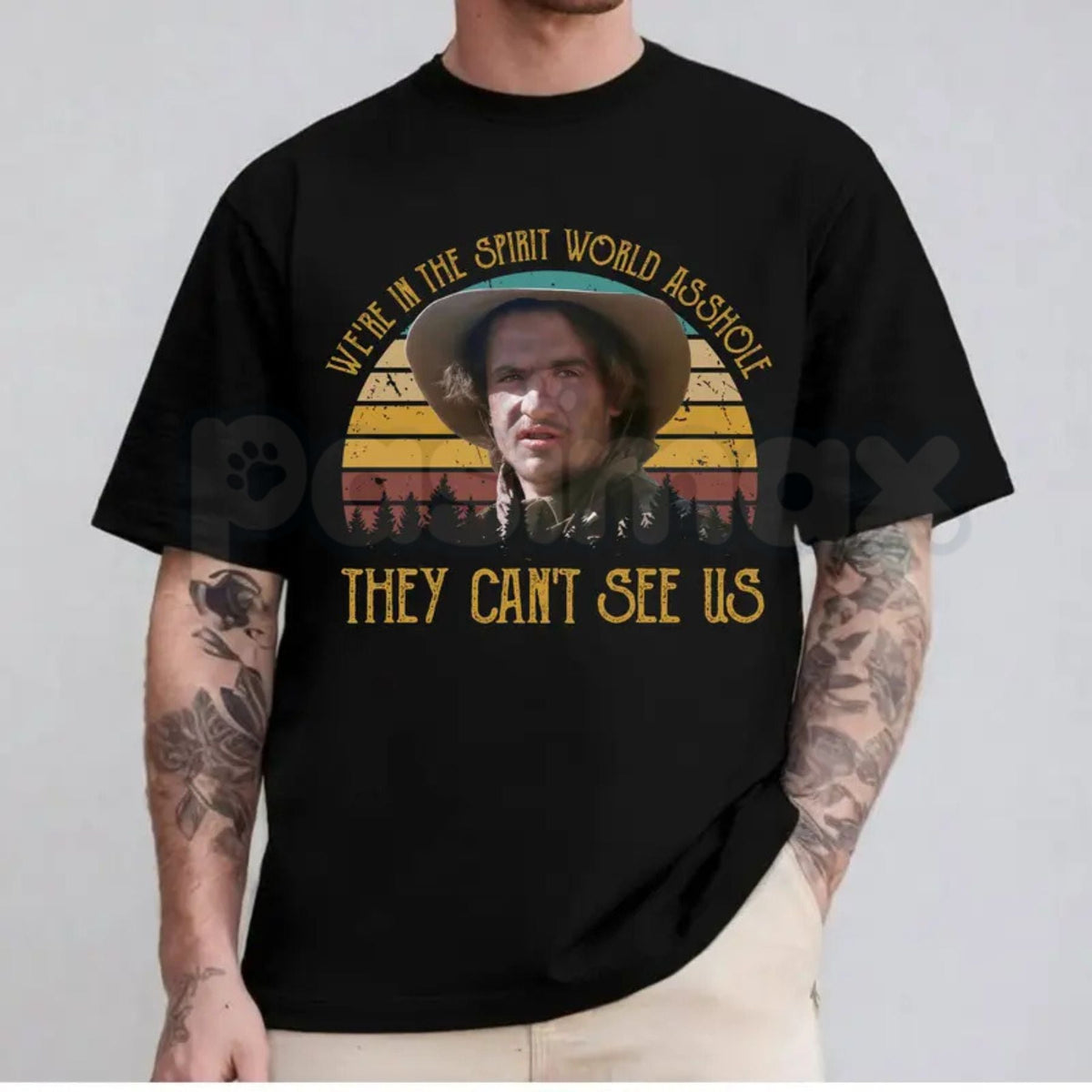 "We're in the Spirit World" T-Shirt - Vintage Young Guns Quote Tee, 80s Movie Nostalgia Apparel, Billy the Kid Western Shirt