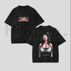 Hinata Hyuga Double Printed Vintage Washed Tee – Retro 90s Naruto Anime Manga Shirt, Unisex Washed Cotton Top