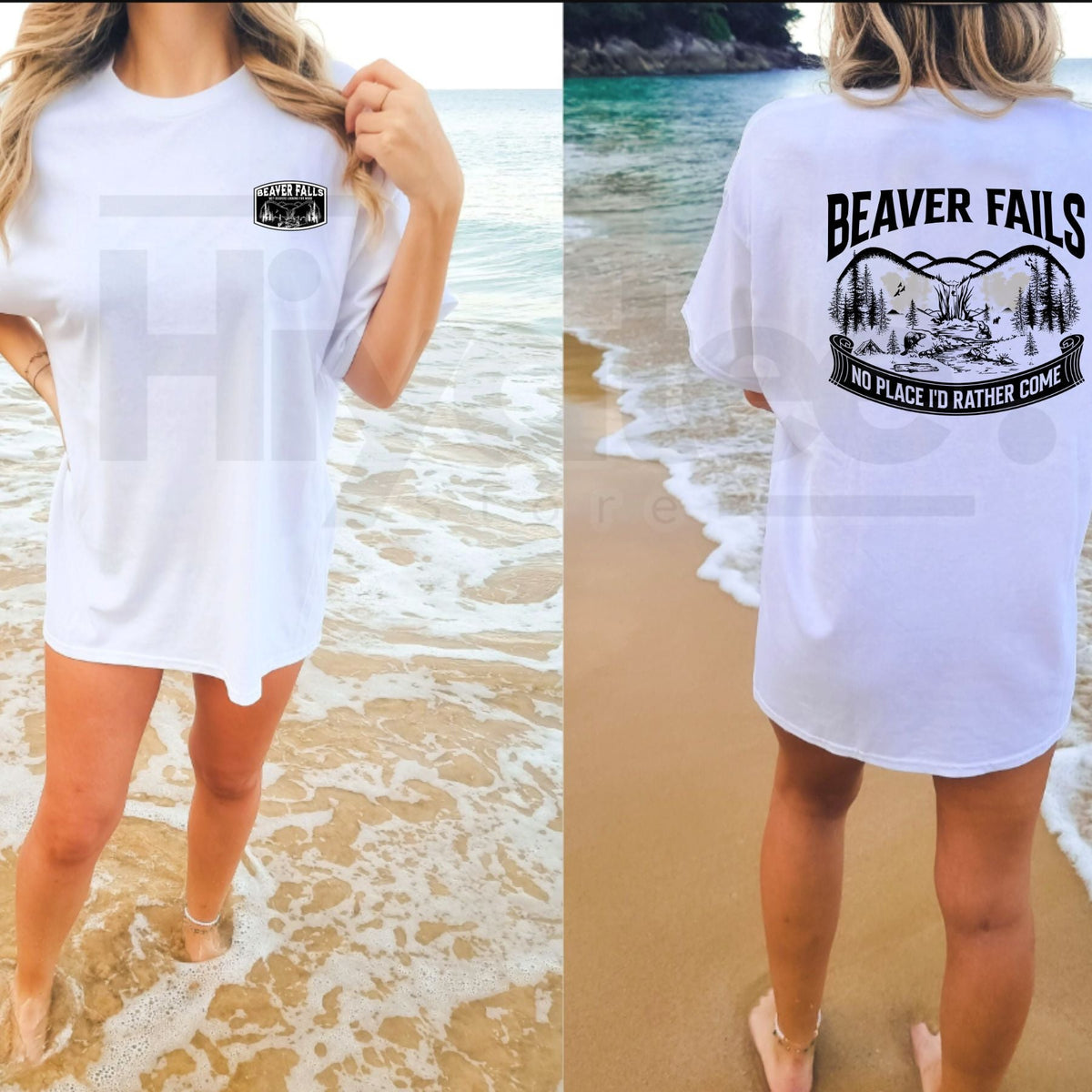 "Beaver Falls" Funny Men's T-Shirt – Humorous Vintage Style Graphic Tee