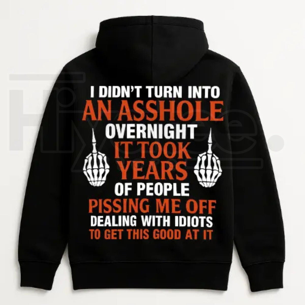 "Warning: Built By Years Of Being Pissed Off" Hoodie