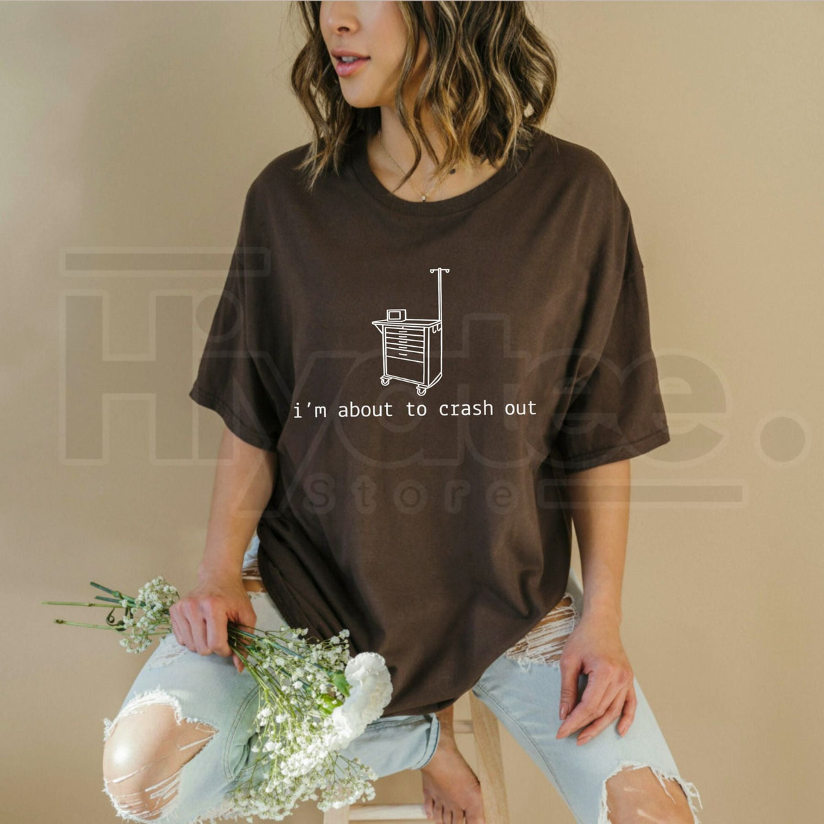 "I'm About To Crash Out" – Funny Nurse & Medical Professional Shirt