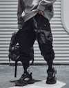 IBP442 Matte Black Cargo Joggers
