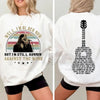 2-Sided Bob Seger Vintage Quotes Shirt: 