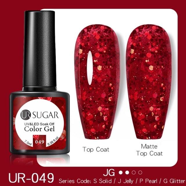 2022 New Reflective Glitter Nail Gel 8ml  Permanent UV/LED Glossy Effect Popular Diamond Nail Gel Design For Womens