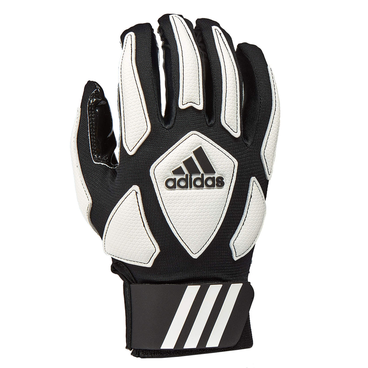 adidas Scorch Destroy 2 Youth Full Finger Linemans Gloves Black/White Medium