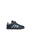 adidas Grand Court 2.0 Shoes (Little Kid) Sneaker Aurora Ink/Iridescent/Clear Pink 2.5 US Unisex Big