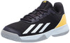 adidas Court Flash Tennis Sneaker Aurora Black/White/Spark 1.5 US Unisex Little Kid