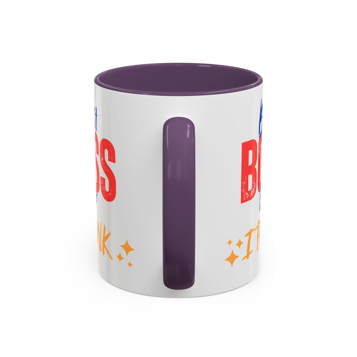 Best Boss Ever Accent Coffee Mug - Perfect Gift for Boss's Day, Office Decor, Motivational Drinkware, Fun Coffee Cup