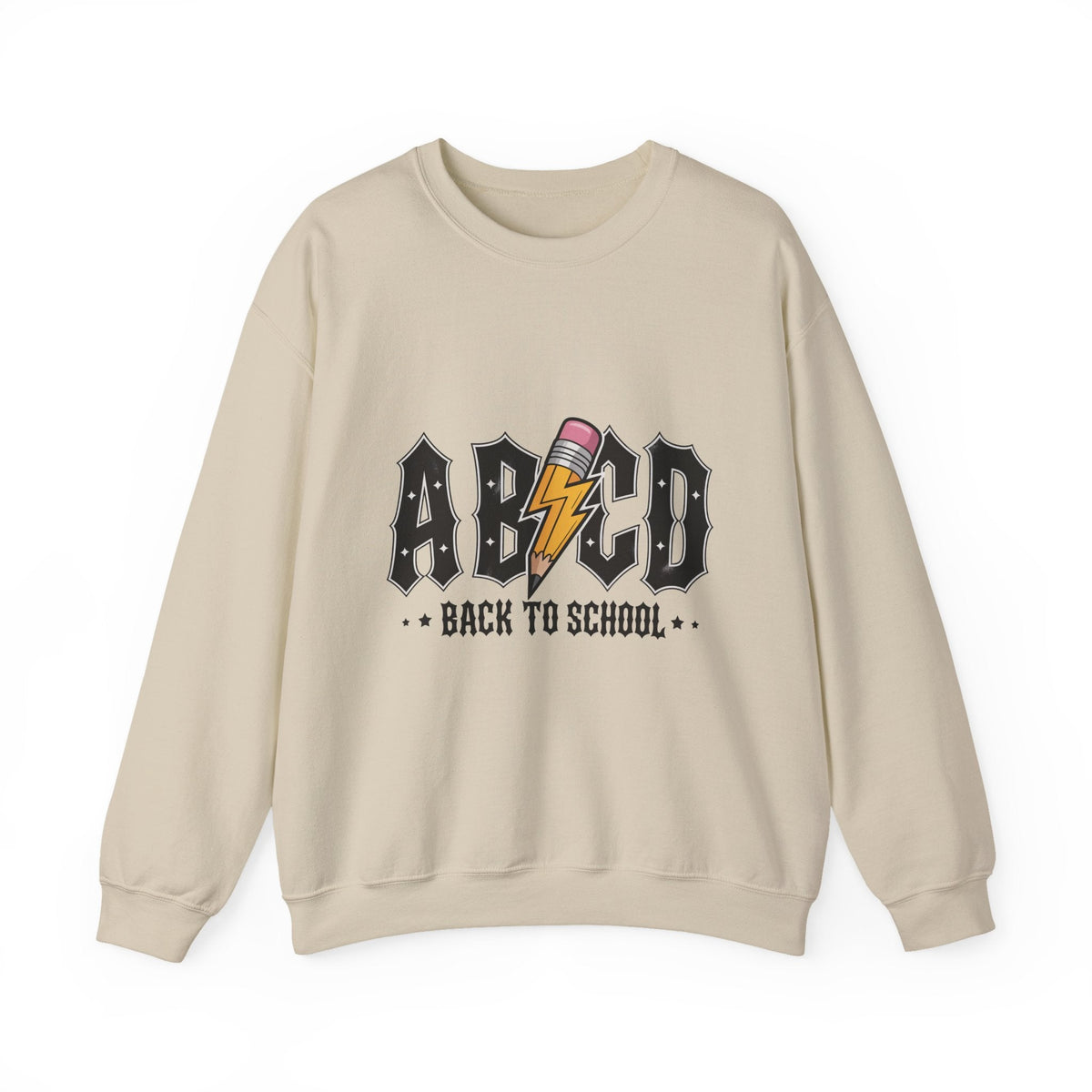 Back to School Crewneck Sweatshirt, Unisex Sweatshirt, Lightweight Sweater, School Apparel, Teacher Gift, Trendy Fashion
