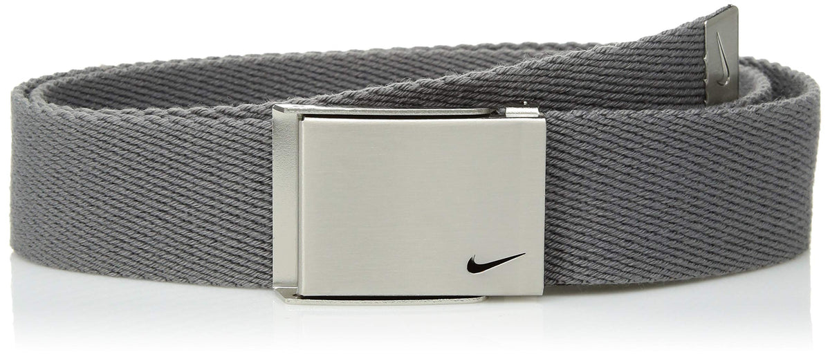 Nike Boys Big Single Web Belt Light Charcoal One Size