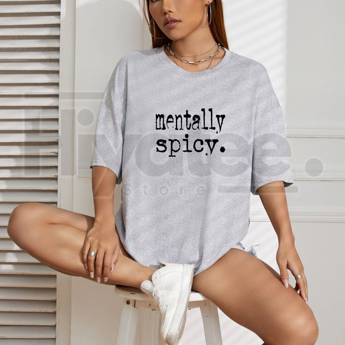 "Mental Health Is Important" – Inspirational Women's Awareness Graphic Top