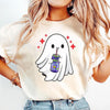 Funny Skeleton Ghost Halloween T-Shirt - Spooky Graphic Tee, Ghost Lover Gift, Unisex Soft Cotton Shirt