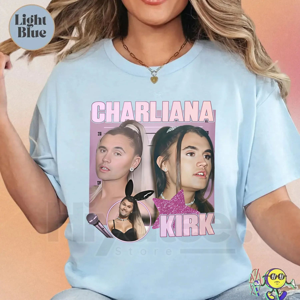Charliana Kirk Meme T-Shirt – Funny "We're Charlie" Kirkify Krande Graphic Tee