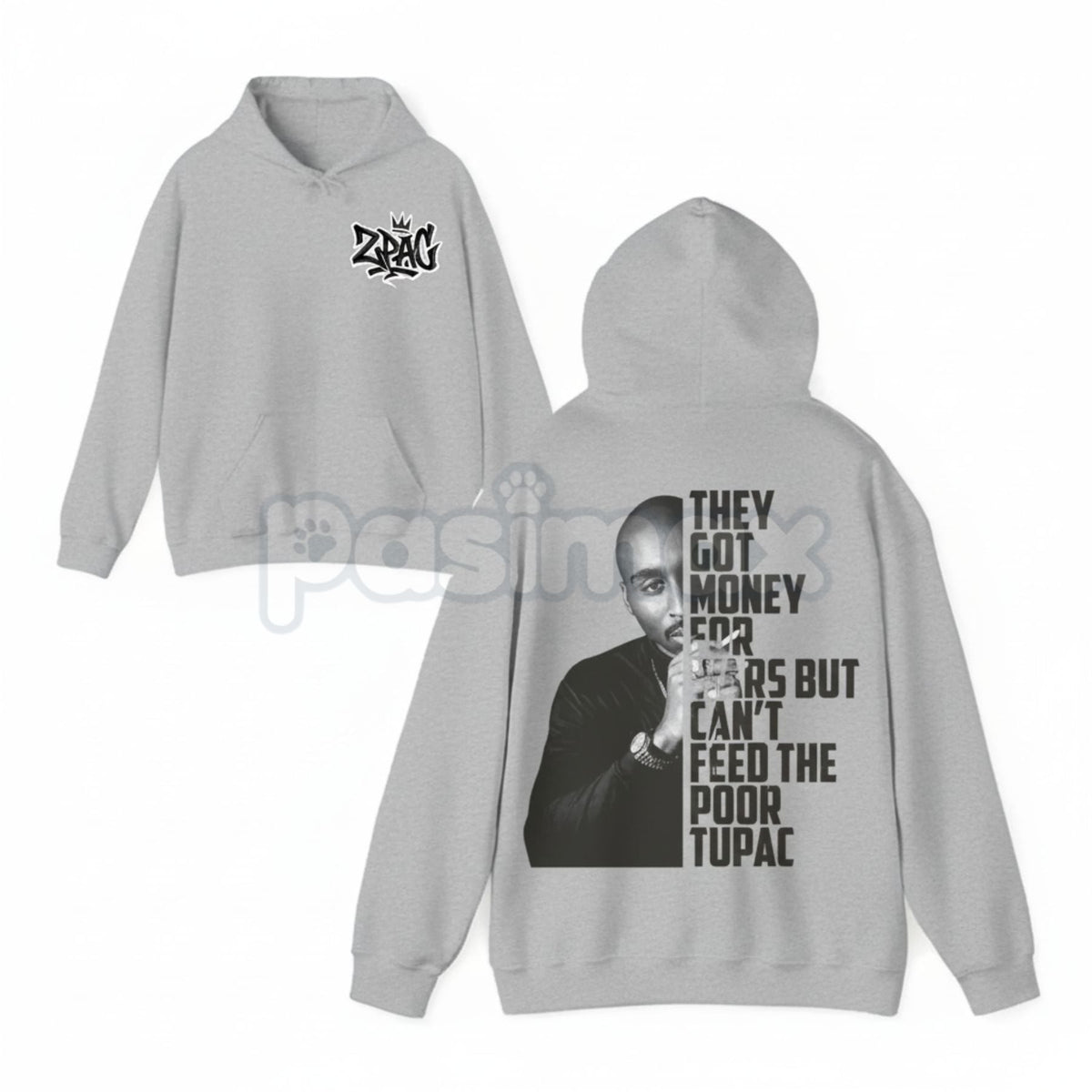 Rapper Tribute Aesthetic Hoodie – Iconic Hip-Hop Culture Streetwear, Vintage Rap Graphic Pullover, Unisex