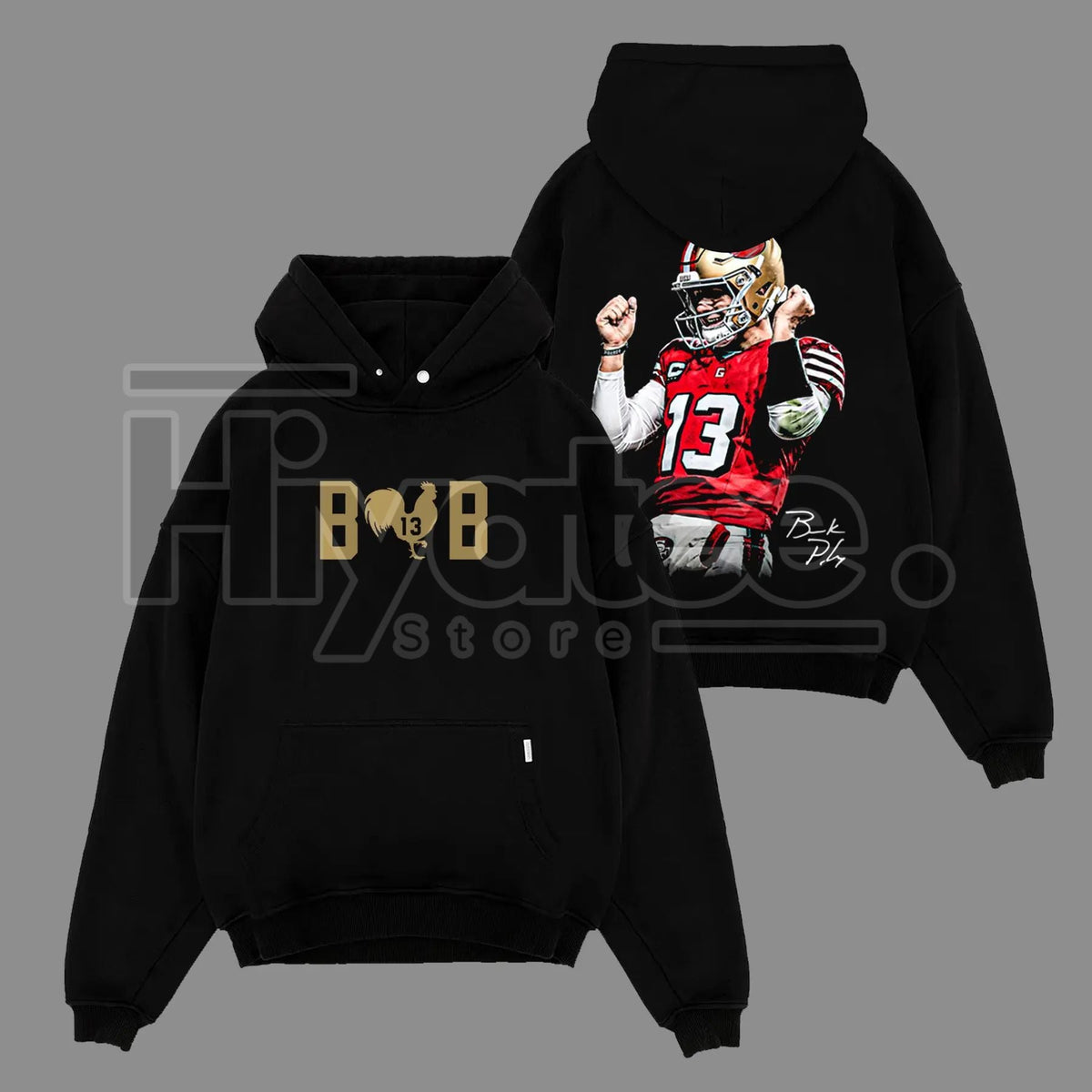 Brock Purdy 13 "Big Cock Brock" Niner Gang Apparel – Game Day Hoodie, Sweatshirt & Tee