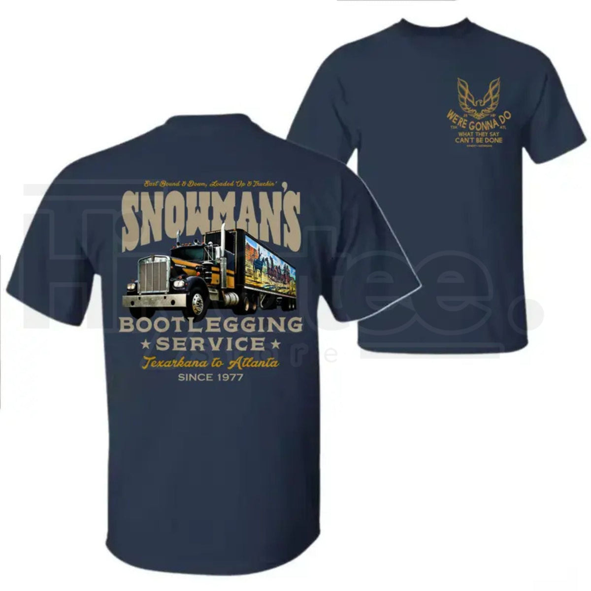 "Snowman's Bootlegging Service" – Smokey And The Bandit Trucker Top