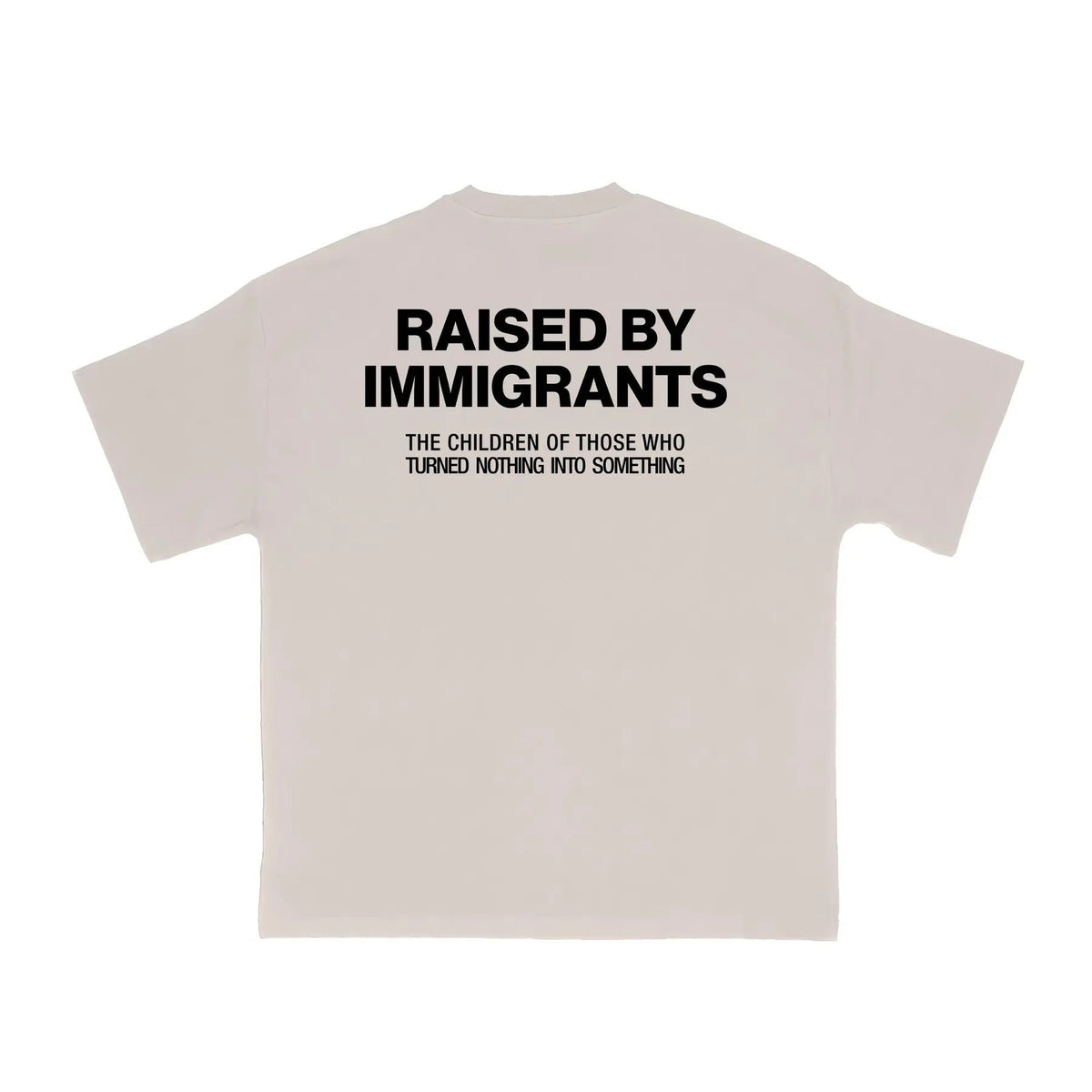 "Raised by Immigrants" Statement Tee - Empowering T-Shirt, Mexican Heritage Apparel